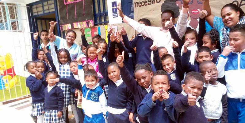 Niños afrodescendientes de la comuna cuatro de Soacha, de la mano de la tecnología
