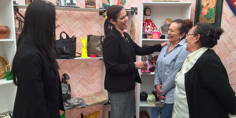 Proyectos productivos de mujeres en ExpoCundinamarca
