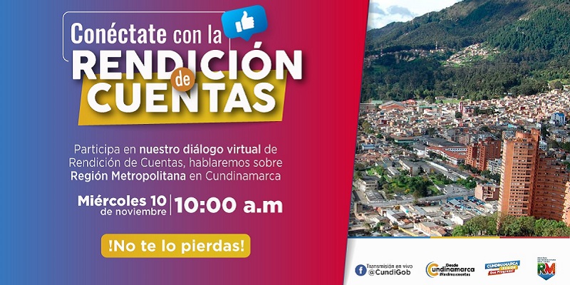 Cundinamarca dialoga y rinde cuentas a la comunidad sobre la Región Metropolitana 




