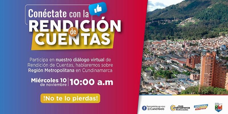 Cundinamarca dialoga y rinde cuentas a la comunidad sobre la Región Metropolitana 




