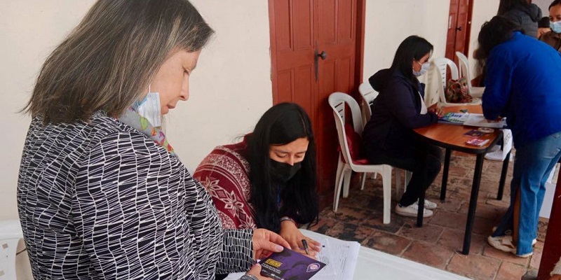 Acciones afirmativas por las mujeres de Cogua