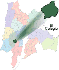Ubicación en cundinamarca