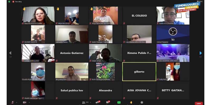 Con una cena virtual el Gobernador Nicolás García reconoció el trabajo del equipo de vacunación