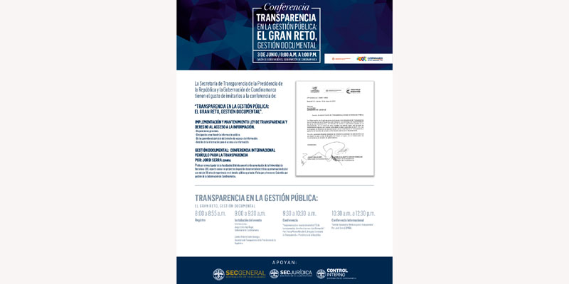 Cundinamarca en la senda para ser el departamento más transparente de Colombia





