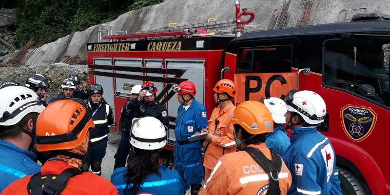 Rescatadas víctimas de la emergencia del km 65 de la vía Bogotá-Villavicencio

