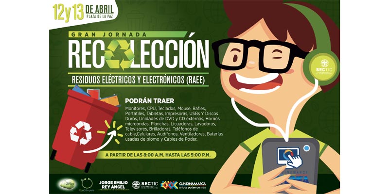 Jornada de reciclaje electrónico en la Gobernación de Cundinamarca 











































