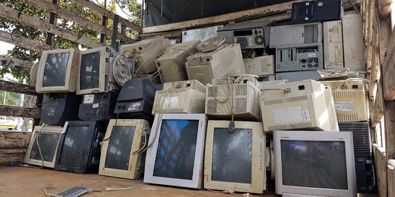 Gobernación recogió cinco toneladas de residuos electrónicos y eléctricos