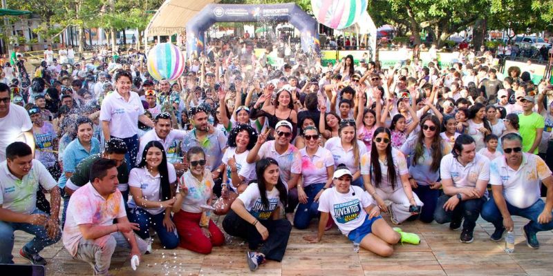 Más de 1.000 jóvenes inauguran el Mes de la Juventud con una jornada cultural y recreativa en Anapoima




