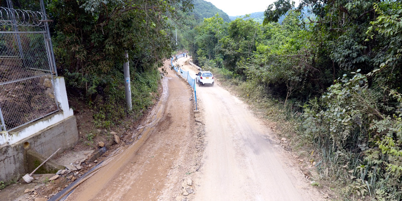 Rehabilitación de la vía Boquerón–Pandi va por buen camino
