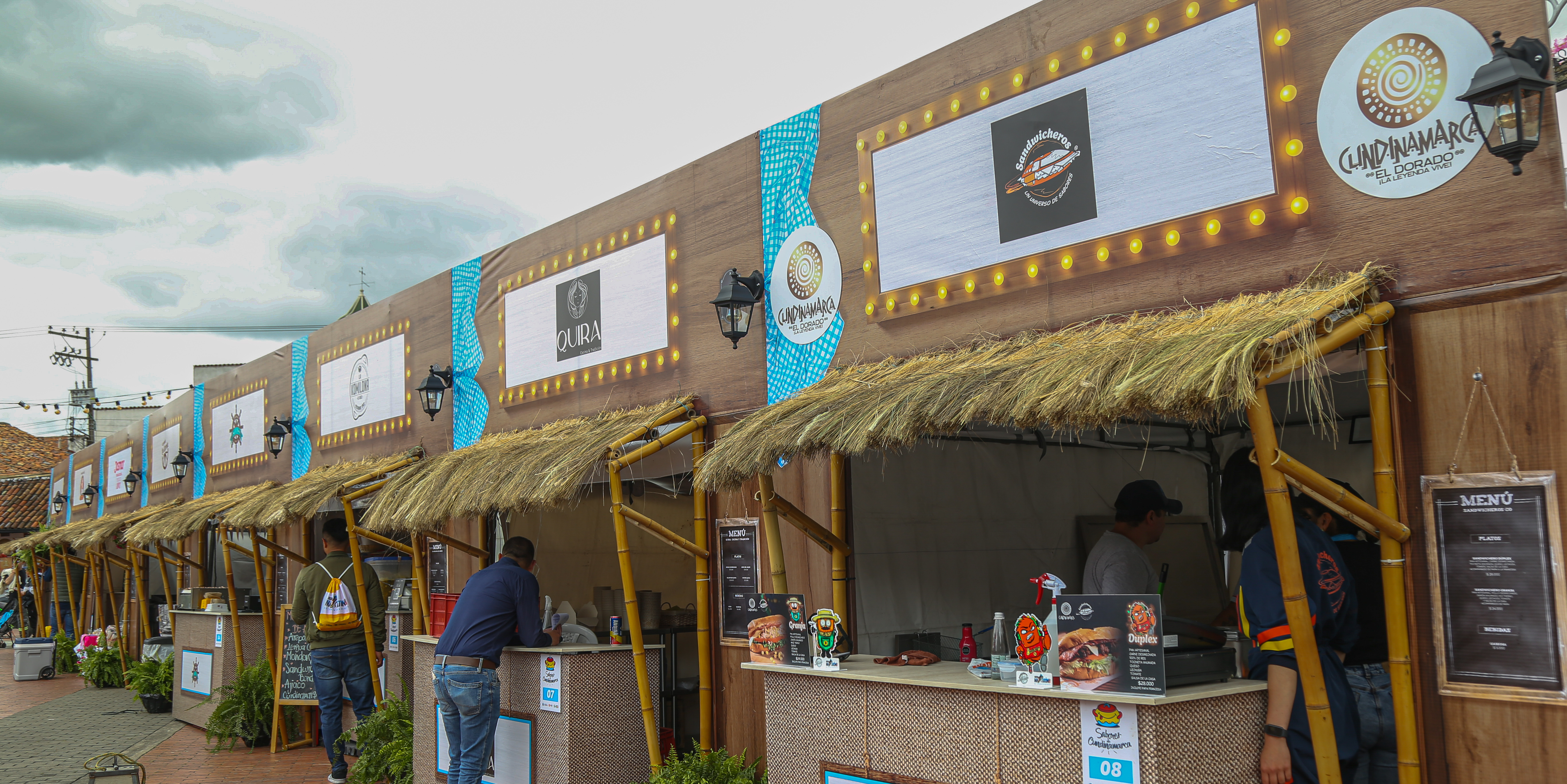 La feria gastronómica fue una parada obligada para los asistentes de la Media Maratón de Cundinamarca


