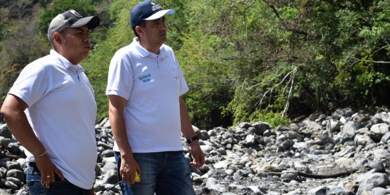 Gobernación de Cundinamarca y UAEGRD avanzan en obra de mitigación en Útica para reducir riesgos del río Negro