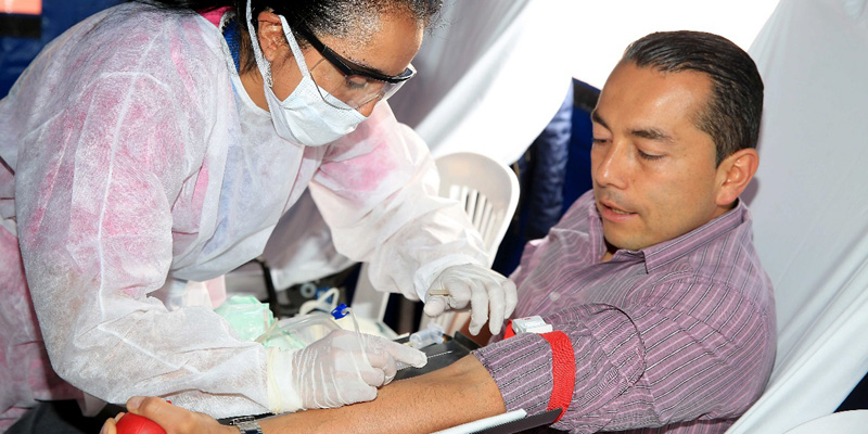 Segunda donación de sangre en la Gobernación, un acto de generosidad