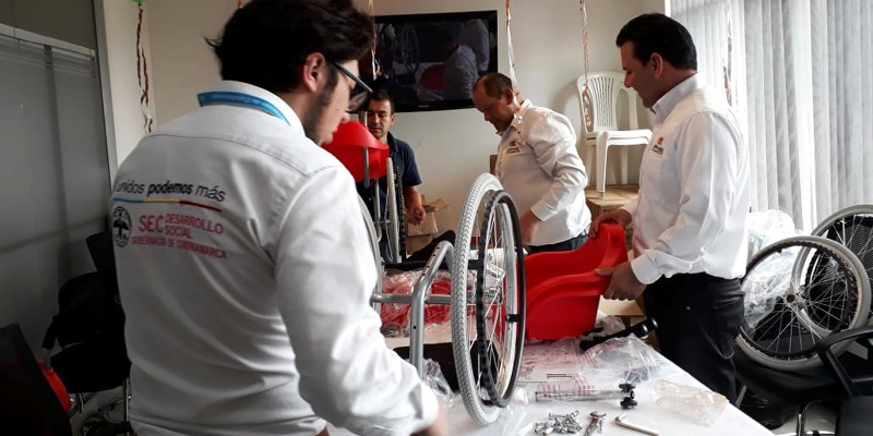 Sillas de ruedas cambiarán la vida de 82 familias vulnerables









