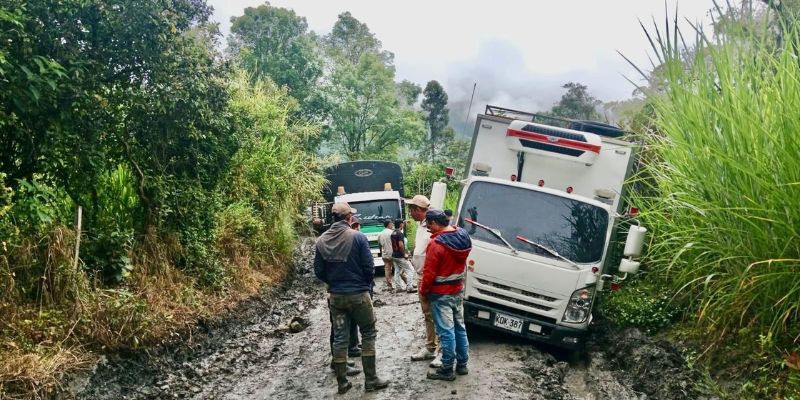 Gobernador Jorge Rey despliega 40 camiones para transportar cosechas de municipios afectados por el cierre de la vía al Llano