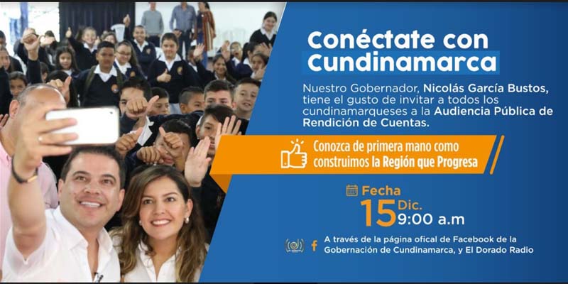 Cundinamarca les cuenta a sus habitantes cómo la región va por la senda del progreso