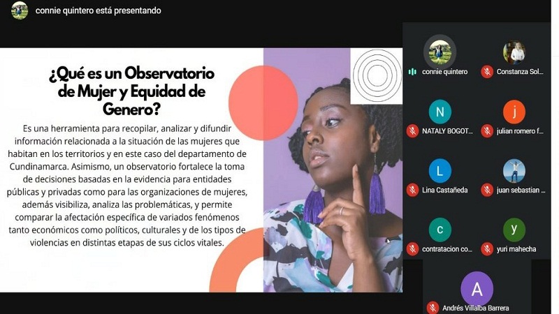 Inicia actividades el Observatorio de la Mujer y Equidad de Género de Cundinamarca