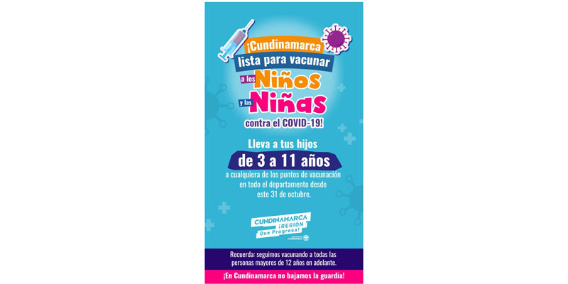 Gobernador Nicolás García activa plan masivo de vacunación de niños entre los 3 y los 11 años