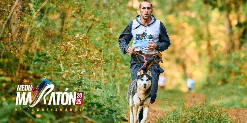 Corre, vive y disfruta: únete a la segunda Media Maratón de Cundinamarca con Canicross