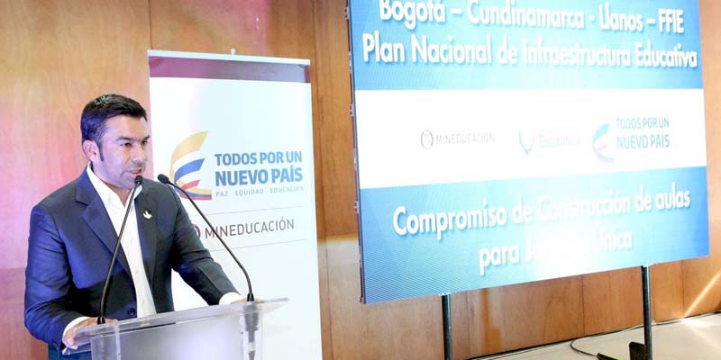 Con el apoyo del MEN, Cundinamarca construirá aulas para implementar jornada única

