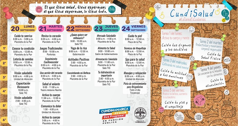 Semana por La Salud en la Gobernación de Cundinamarca



