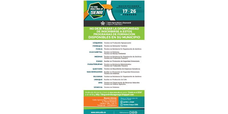 Estudie gratis con el SENA








