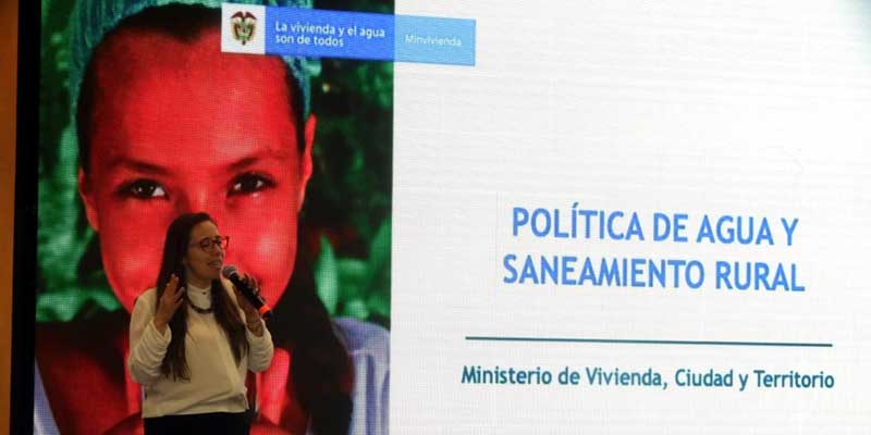 ‘Gestión del agua’, mesa sectorial de Agua Potable y Saneamiento Básico