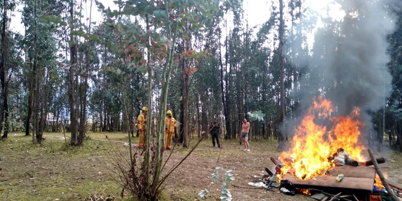 Se han controlado 35 incendios forestales en esta temporada seca