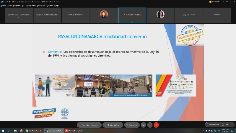 Pasacundinamarca participó en la feria laboral de la Universidad EAN






