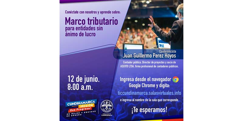 Taller virtual sobre marco tributario para entidades sin ánimo de lucro






