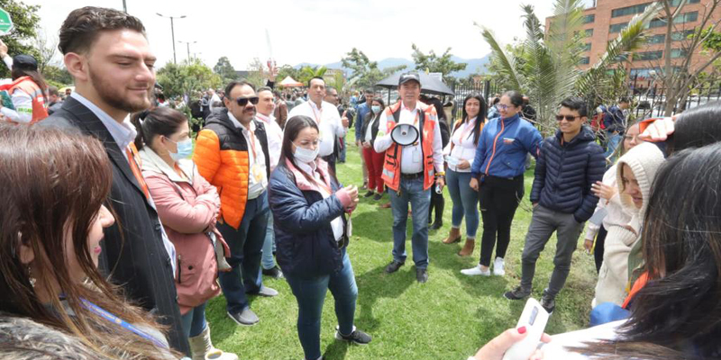 Gobernación de Cundinamarca participó en simulacro de evacuación