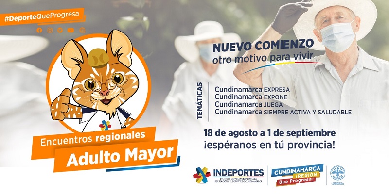 Encuentros regionales del adulto mayor en Cundinamarca





