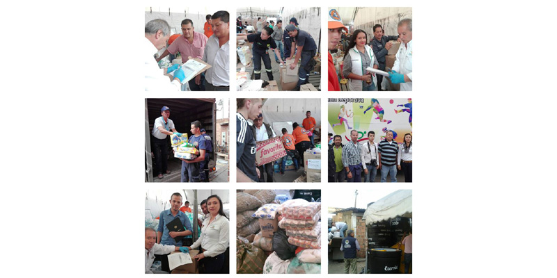 60 toneladas de alimentos no perecederos recibirá Mocoa gracias a la solidaridad de los cundinamarqueses








