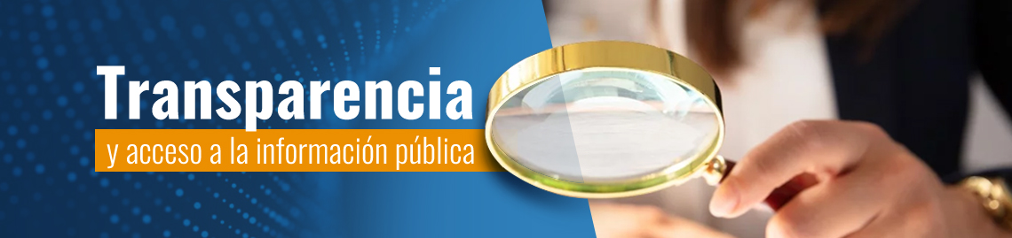 Banner Transparencia y acceso a la información pública 