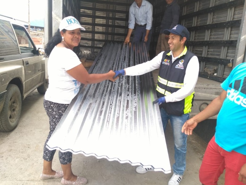 Familias de los municipios de Yacopí, Viotá y San Antonio del Tequendama recibieron ayuda humanitaria