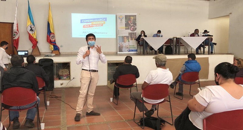 Comenzaron las jornadas de socialización sobre la oferta institucional departamental y la política pública de restitución de tierras, en municipios de Cundinamarca