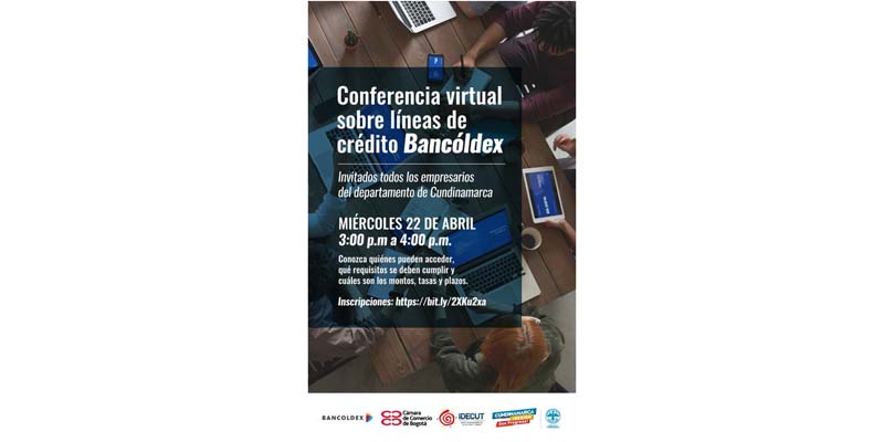 Líneas de crédito de Bancóldex para mitigar efectos de la pandemia por el coronavirus