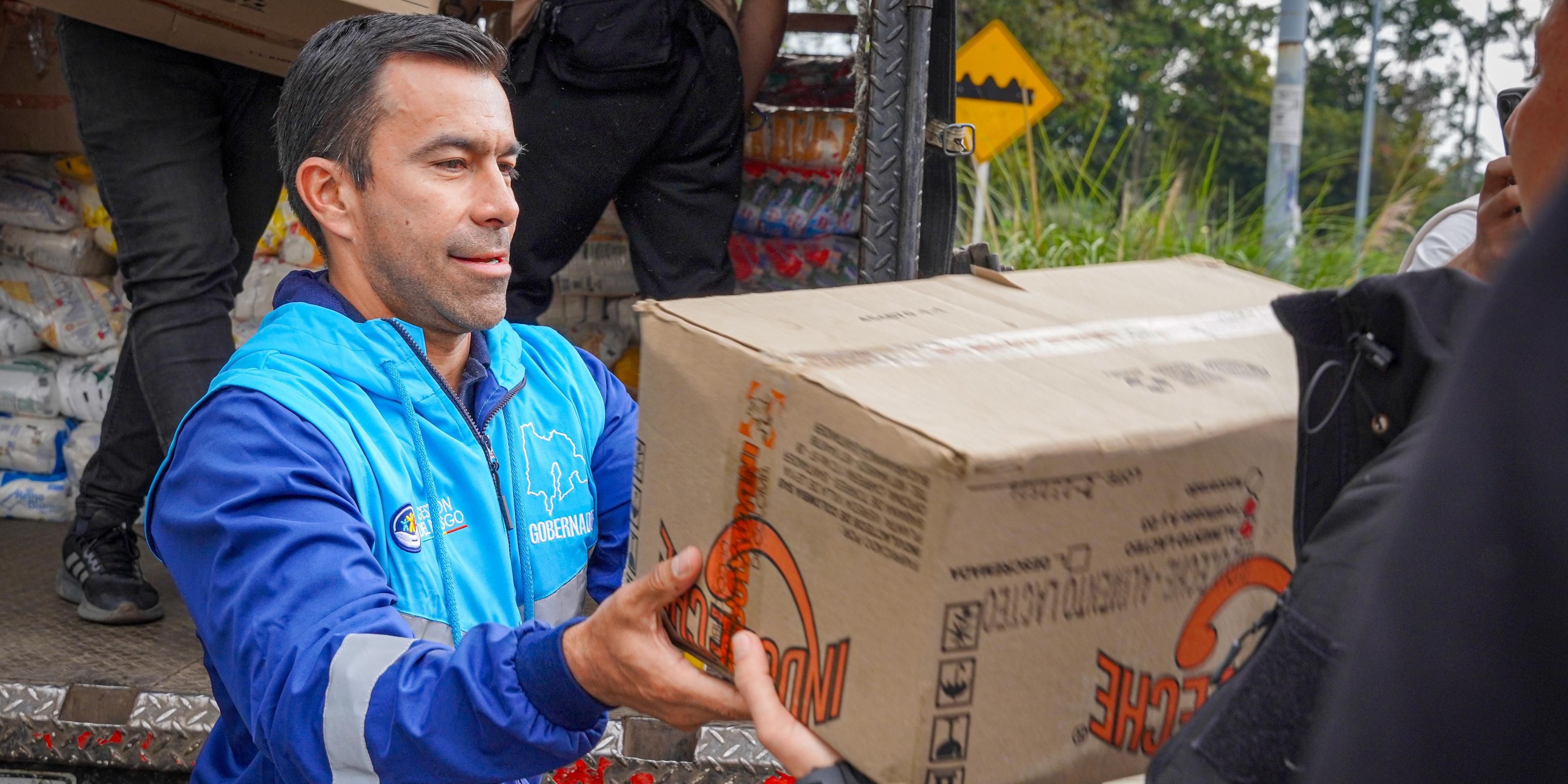 Cundinamarca ha reunido más de 30 toneladas de ayuda humanitaria para el departamento del Chocó