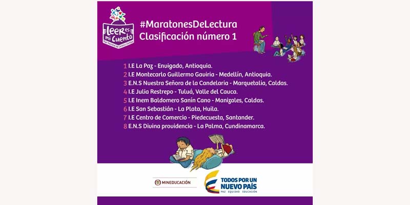 Cundinamarca tiene una de las instituciones educativas que más leen en Colombia