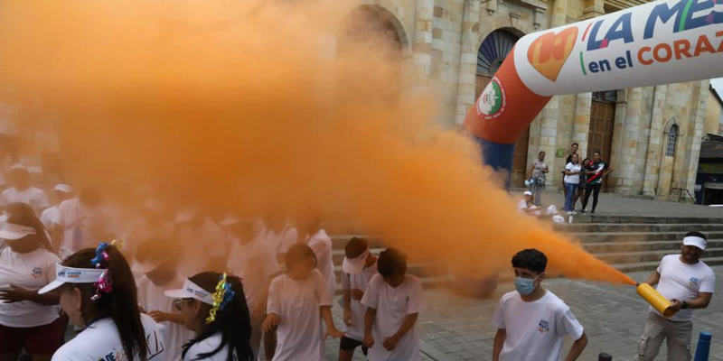 Con la 'Ruta de colores' culminó la Semana por la Paz en el municipio de La Mesa



