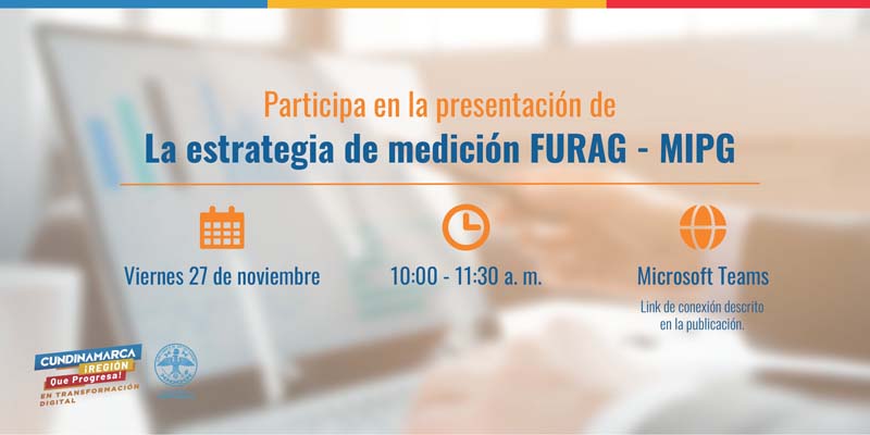 Cundinamarca lista para presentar la estrategia de medición FURAG