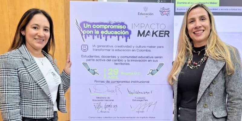 Cundinamarca apuesta por la inteligencia artificial en las aulas con Impacto Maker