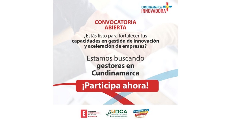 Gobierno departamental amplía plazo para participar en el proyecto Cundinamarca + Innovadora

