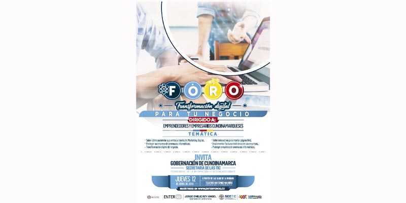La cita de los emprendedores y empresarios de Cundinamarca para transformar su negocio










































