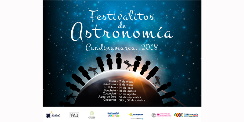 ‘Festivalitos de Astronomía’ por toda Cundinamarca

