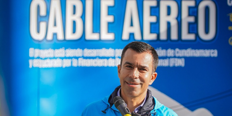 Gobernador Jorge Rey: cable aéreo llevará de La Calera a Bogotá en 35 minutos y sin trancones

