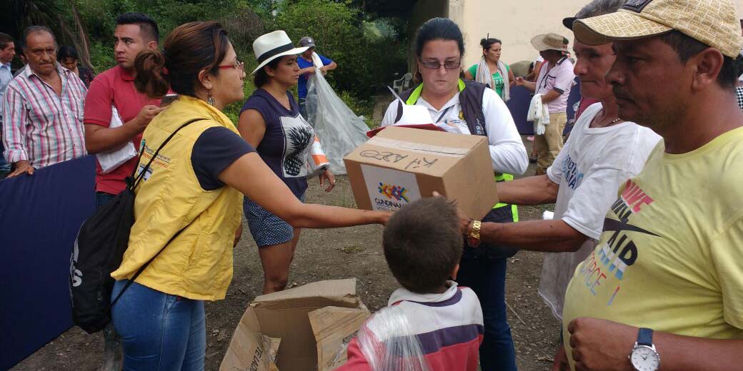 Continúa atención del gobierno departamental a  emergencia en Caparrapí