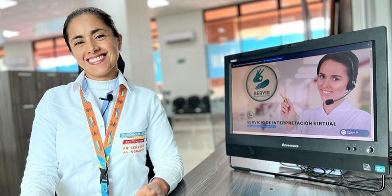 Gobernación activa plataforma de Servicio de Interpretación Virtual para usuarios con discapacidad auditiva





