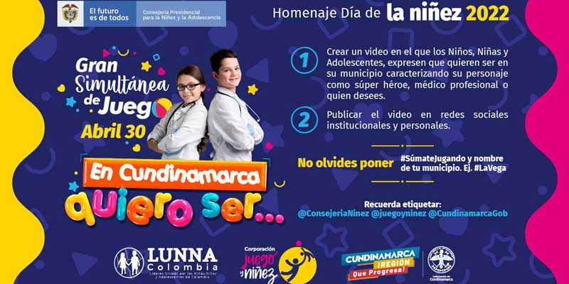 Cundinamarca, presente en la gran simultánea nacional ‘Festival de crianza amorosa + juego’










