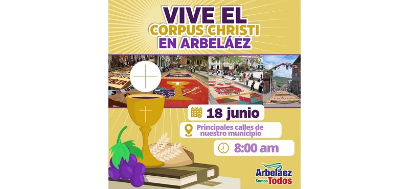 Corpus Christi en Arbeláez, Cundinamarca