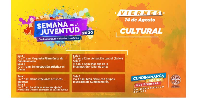 Semana de la Juventud 2020: ‘Cundinamarca, La realidad se transforma’ 
